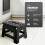 KEPLIN 13 inch Folding Step Stool Non-Slip Foldable stool, Black 3
