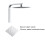 Shower Square Thermostatic Mixer Exposed Valve Head Chrome Silver 2