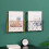 (Black) Magazine Holder Metal Wall Mount Home Space Saving Storage Rack 3
