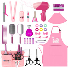 Hair Beauty Stylist Toy Set 32PCS Pretend Play Salon Kit