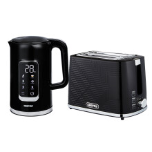 Geepas 1.7L Digital Electric Kettle & 2 Slice Bread Toaster 900W Combo