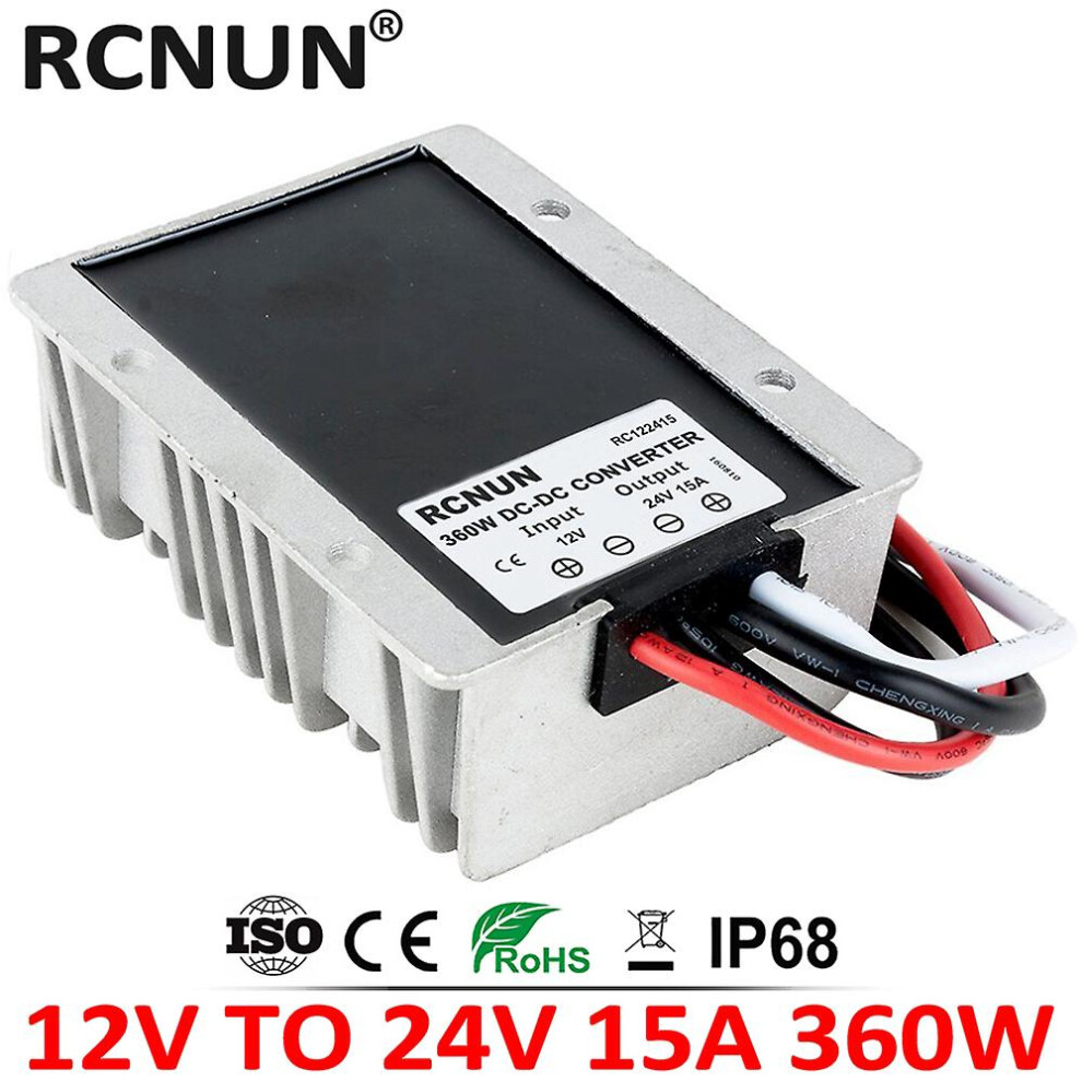 (12V To 24V 15A) High Quality 10-23V 12V To 24V 15A 20A Dc Dc Step Up Converter Regulator 12 Volt To 24 Volt 500W Boost Module Ce Rohs 9372166034023