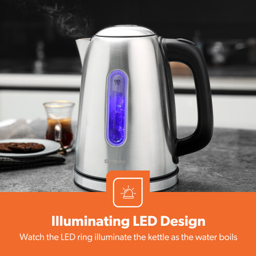 GEEPAS Geepas 1.7L Illuminating Electric Kettle & 2 Slice Bread Toaster Combo 2