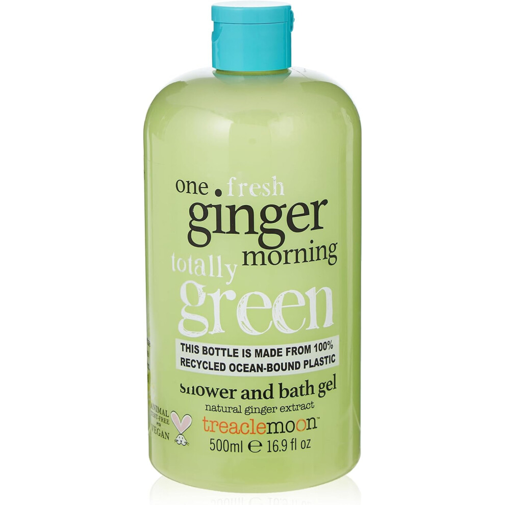 Treacle Moon Ginger Morning Brings Sweet & Zingy Ginger Aroma Shower & Bath Gel 500ml |Made In United Kingdom