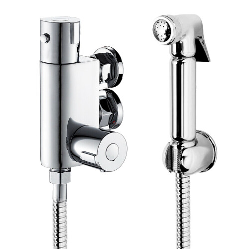 Thermostatic Mixer Bidets Valve HandHeld Douche Kit Spray Shower