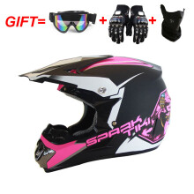 ( Bright Black Ghost Head, M) Racing Motorcycle Bike UK Motocross Helmet Road Dirt NEW Off Dirt Downhill