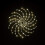 Snow Time 50cm Spiral Snowflake LED Silhouette - Warm White 1