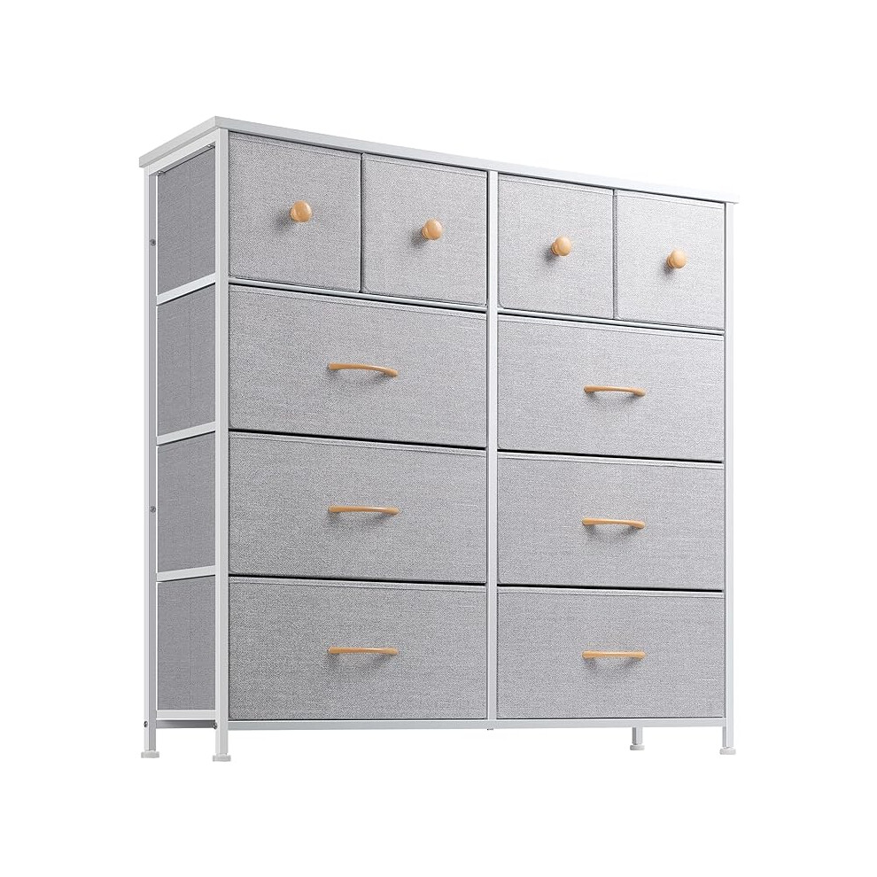 Dresser for Bedroom with 10 Drawers, Storage Drawer Organizer
