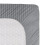 Imperial Rooms (Super King Bed Fitted Sheet 40cm Stripe Pattern, GREY) Extra Deep 40CM Fitted Sheets Stripe Bed Sheet UK 7