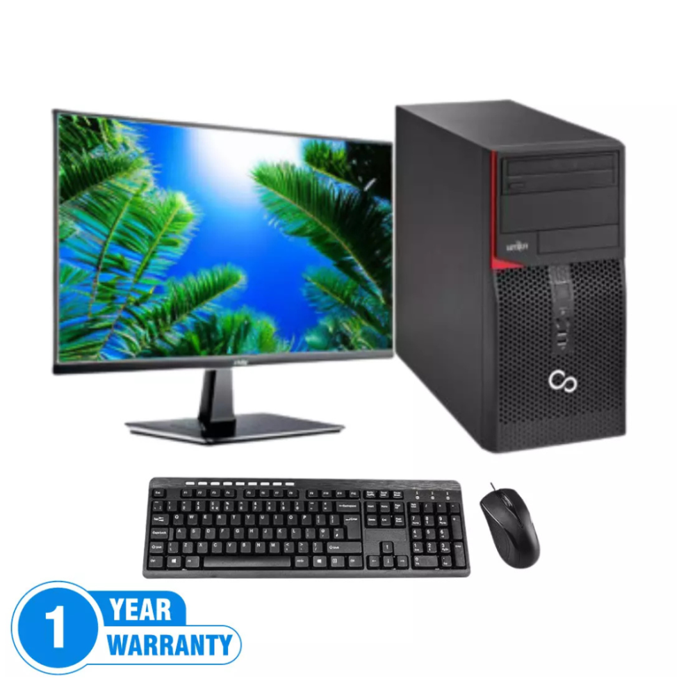 FUJITSU ESPRIMO P556 e85+ Desktop i5-6400 16GB Ram 120SSD+1TB HDD 22''