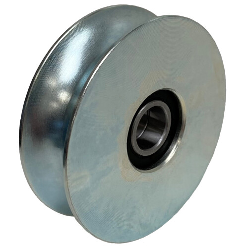 80mm Pyöreä urapyörä 2 kuulalaakerilla 1