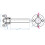 Parnells 18x9.50-8 ATV Quad Trailer Kit Knobby Wheels Hub & Stub Axles Engate 204kg de carga 7