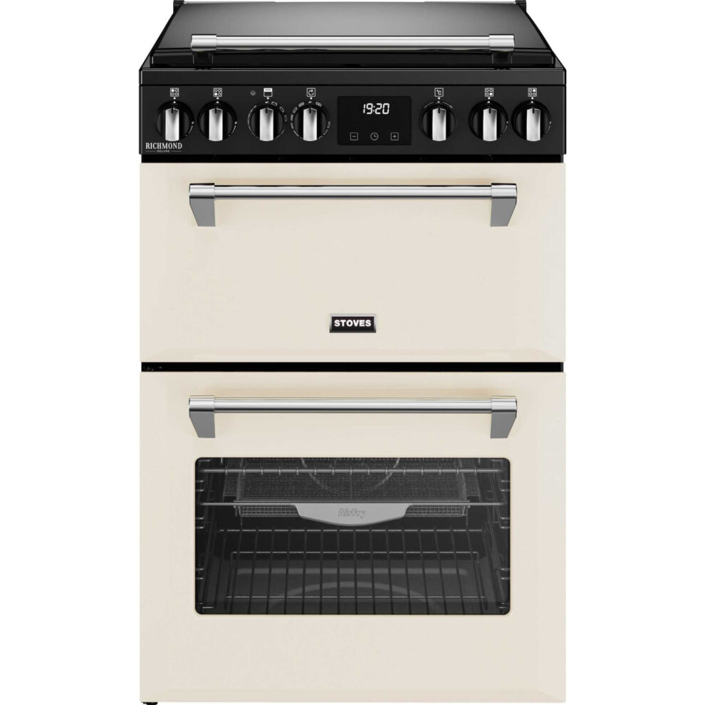Stoves Cream 444411845 Richmond Deluxe 60Cm Dual Fuel Cooker Lidded - Image 3