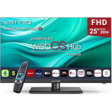 Antteq 25 Inch Smart TV, WebOS FHD TV MagiQ 25" with ThinQ AI Voice Magic Remote