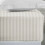 Imperial Rooms (Double Bed Fitted Sheet 40cm Stripe Pattern, SILVER) Extra Deep 40CM Fitted Sheets Stripe Bed Sheet UK 8