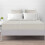 Imperial Rooms (Double Bed Fitted Sheet 40cm Stripe Pattern, SILVER) Extra Deep 40CM Fitted Sheets Stripe Bed Sheet UK 10