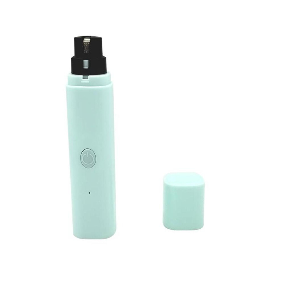 (Blue) Dog Nail Grinder Usb Rechargeable Electric Dog Nail Clippers Clipper For Cat Nail Cutter Pet Grooming Equipment Pet Supplies Blue