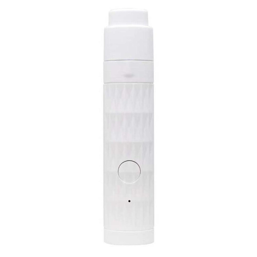 (White) Electric Dog Nail Clippers Pet Claws Cutter Grinders Tools With LED Light Cat Paws Nail Grooming Trimmer Cleaning Supplies