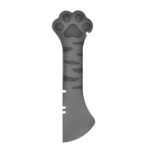 (Grey) Multifunction Pet Canned Spoon Plastic Jar Opener Puppy Feeding Food Scoop Cat Dog Feeder Shovel Pets Tableware Pet Accessories