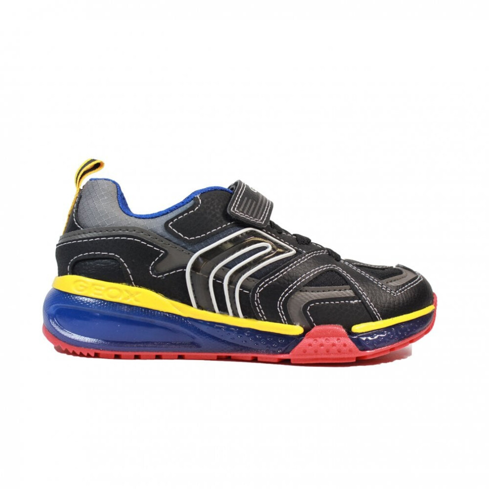 Bayonyc | Black/Multi Colour | Childrens Light Up Trainers