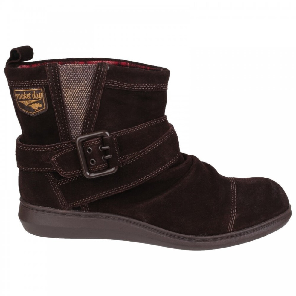 (4 (Adults')) Mint | Tribal Brown | Women's Pull-On Ankle Boots