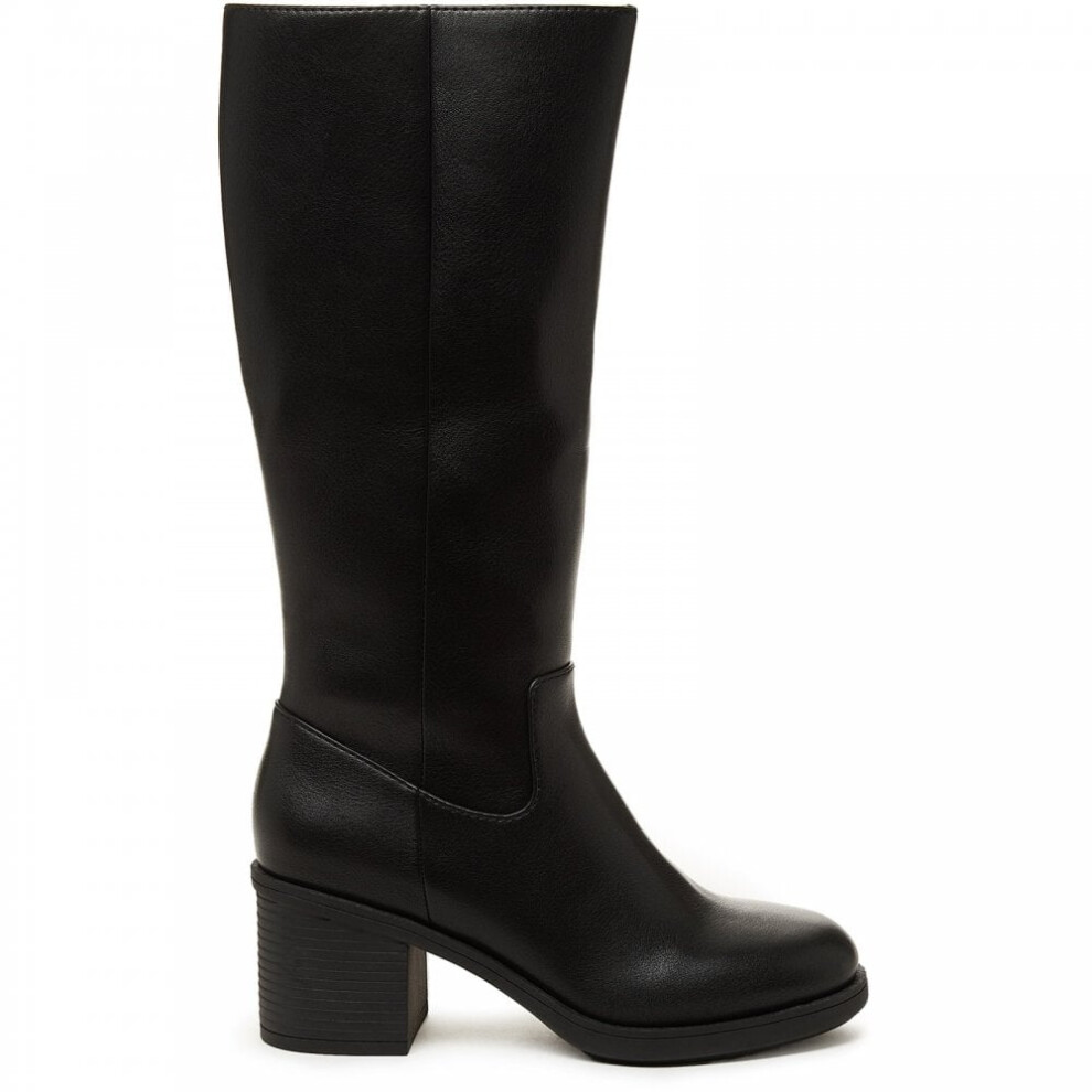 (5 (Adults')) Stanley | Black | Women's High Heeled Tall Boots