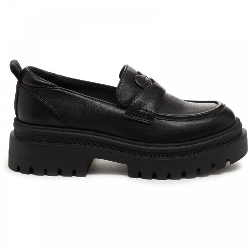 ROCKET DOG (5 (Adults')) Dandy | Black | Ladies Platform Loafers 1