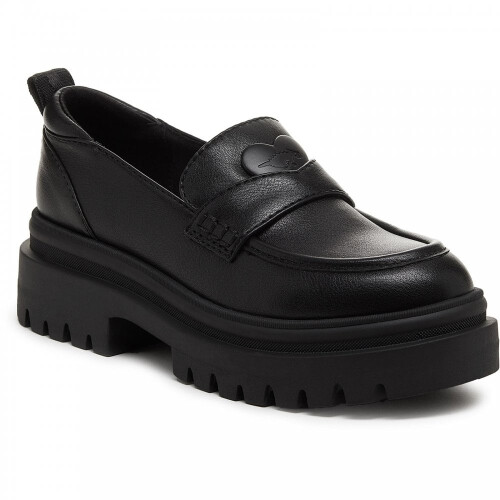 ROCKET DOG (3 (Adults')) Dandy | Black | Ladies Platform Loafers 2