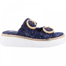 (8 (Adults')) Favor Howdy | Navy | Women's Sliders