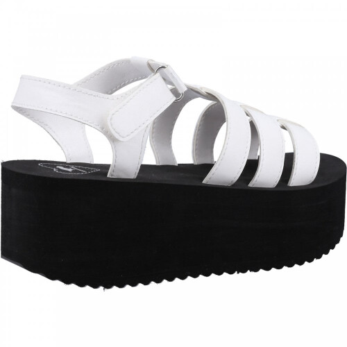 ROCKET DOG (7 (Adults')) Helio Terrence | White | Women's Platform Sandals 2