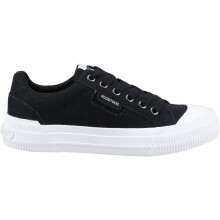 (5 (Adults')) Cheery 12A Canvas | Black | Ladies Canvas Trainers