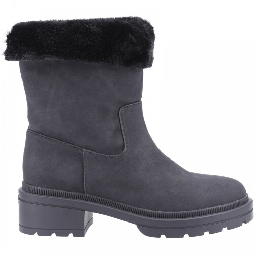 ROCKET DOG (6 (Adults')) Idea | Black | Ladies Roll-Down Mid Boots 1