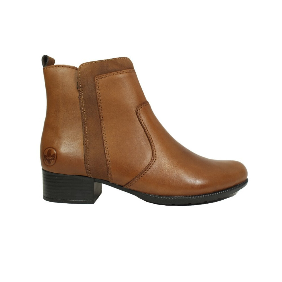 (6.5 (Adults')) 78658-22 | Nuss Antik Brown Leather | Women's Ankle Boots