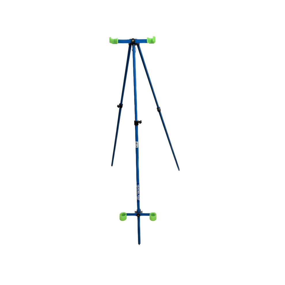 Hunter Pro Telescopic Beach/Sea Fishing Tripod â 2 Rod Holder with Glow Cups