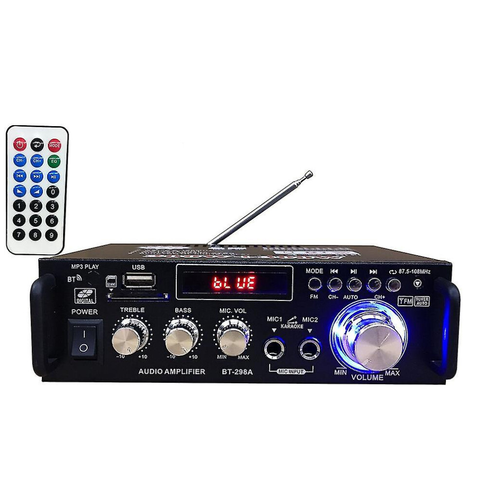 Bt-298A 600W Home Amplifiers Audio Bluetooth Amplifier Subwoofer Home Theater Sound System Amplifie 9372166065669