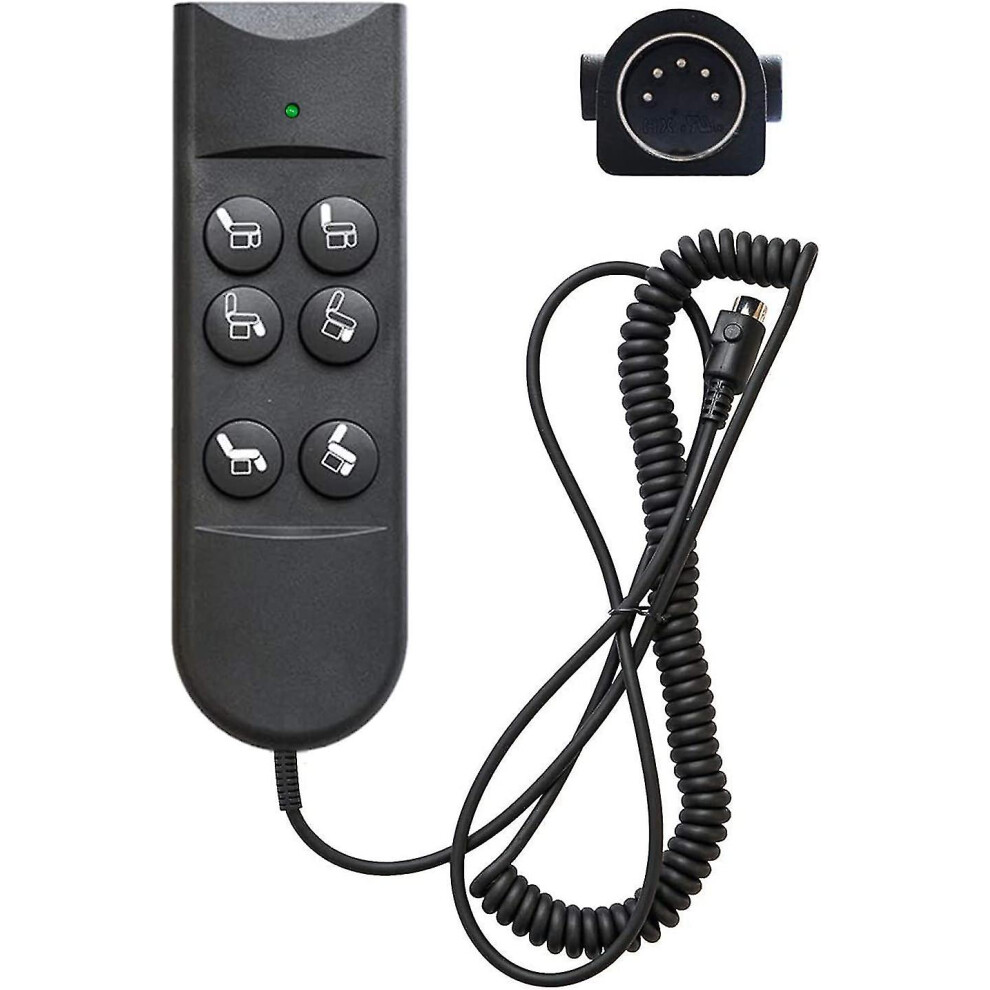 6 Button Remote For Recliners 5 Pin Lift Chair Handset Controller Hand Control For Power Furniture