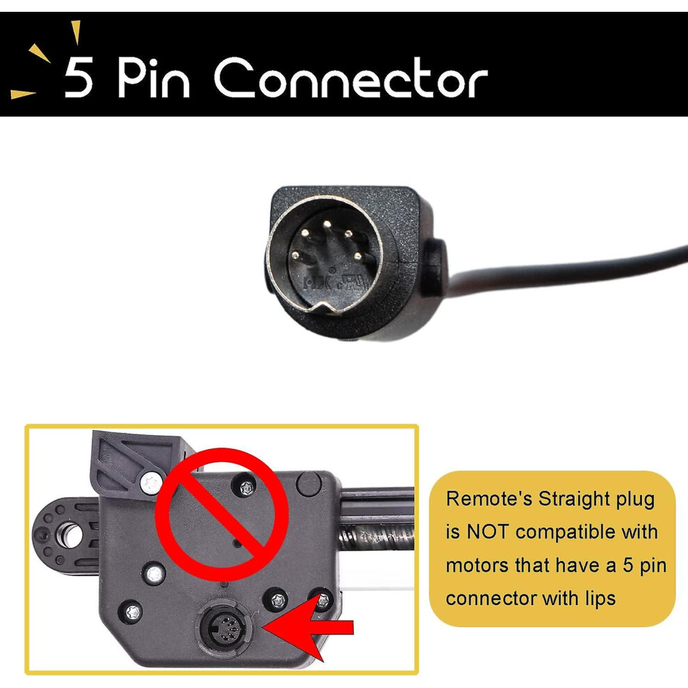 6 Button Remote For Recliners 5 Pin Lift Chair Handset Controller Hand ...