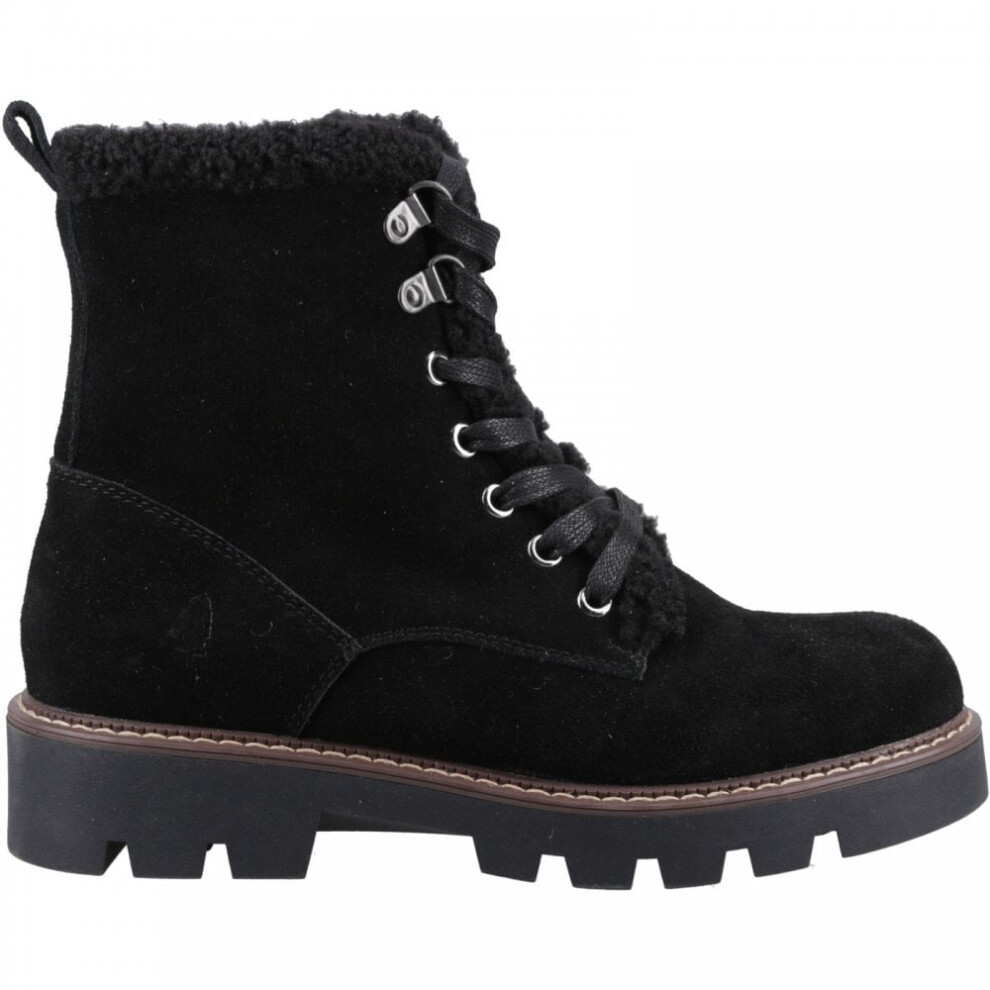 Hush Puppies (8 (Adults')) Aurelia | Black | Women's Chunky Sole Ankle Boots