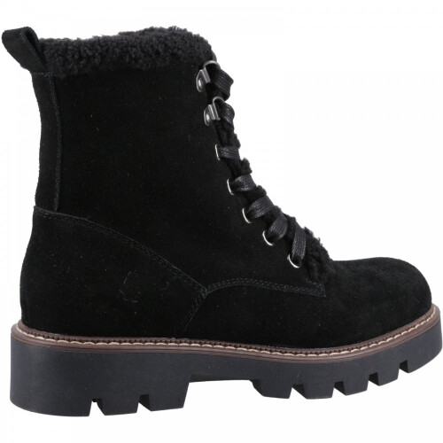 Hush Puppies (6 (Adults')) Aurelia | Black | Women's Chunky Sole Ankle Boots 2
