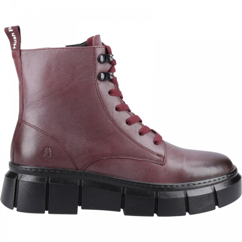 Hush Puppies (5 (Adults')) Fawn | Bordeaux | Women's Casual Leather Boots