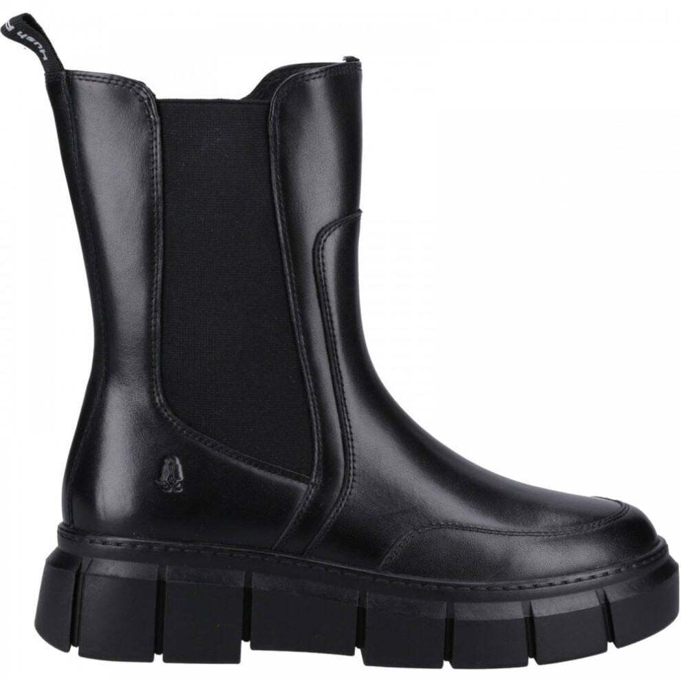 Hush Puppies (5 (Adults')) Fleur | Black | Women's Leather Chelsea Boots