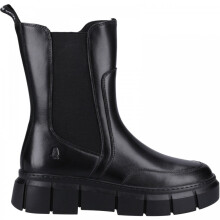 (7 (Adults')) Fleur | Black | Women's Leather Chelsea Boots