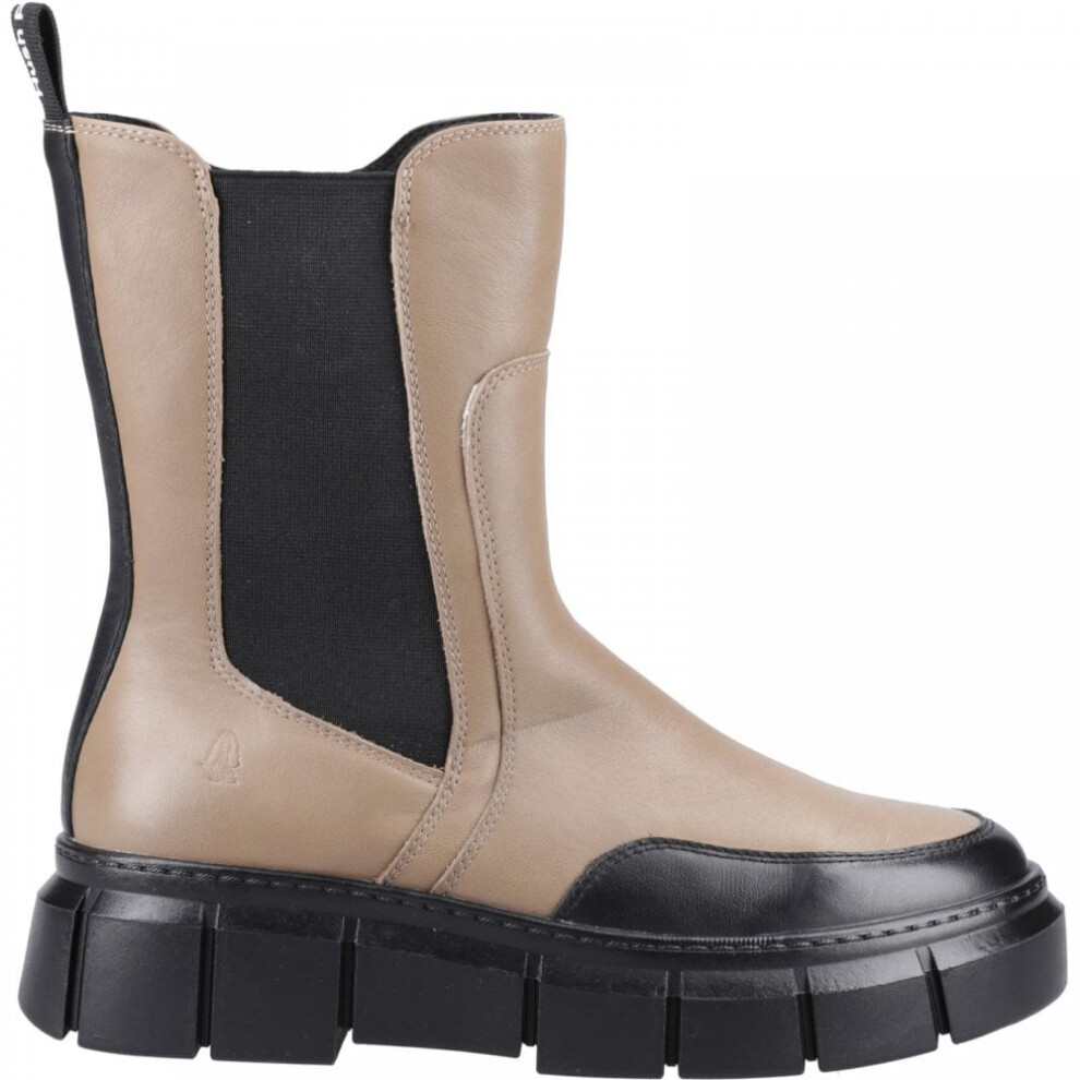 Hush Puppies (4 (Adults')) Fleur | Mocha | Women's Leather Chelsea Boots