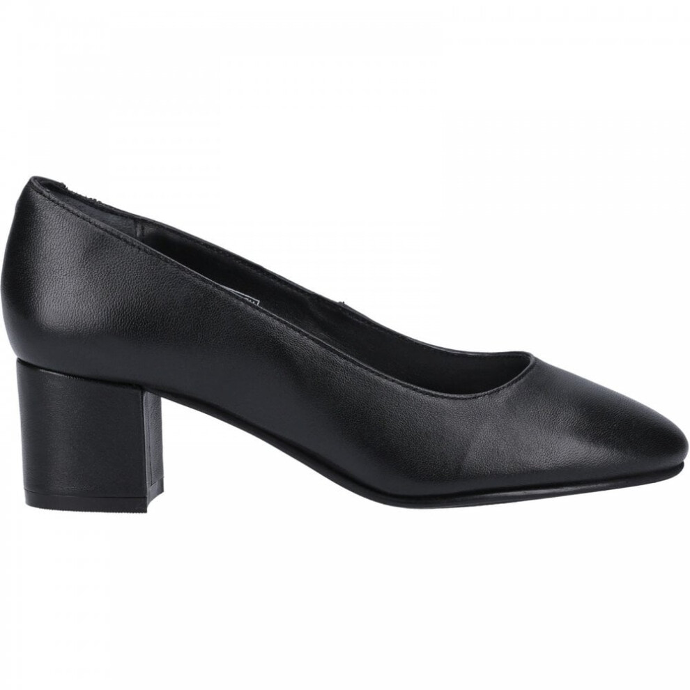 Hush Puppies (5 (Adults')) Anna Wide | Black | Women's Wide Court Shoes