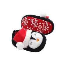 (redsanta, 9-13) Newborn Santa Claus Soft Sole Christmas Infant Crib Slippers Anti-Slip First Walking for Baby Girls Boys