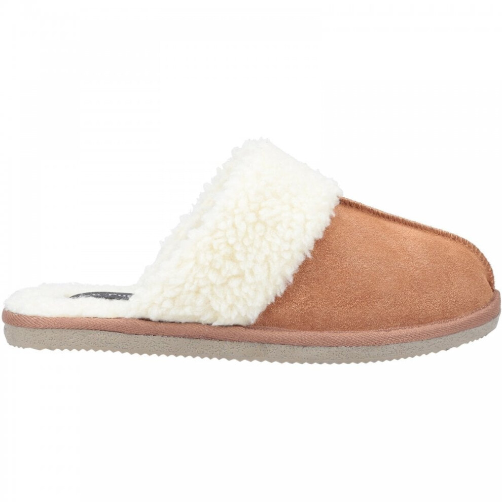 (8 (Adults')) Arianna | Tan | Womens Mule Slippers