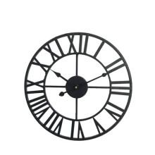 (40 cm) Large Roman Metal Round Wall Clock Big Numerals