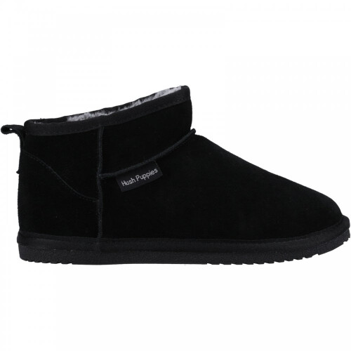 Hush Puppies (8 (Adults')) Ashanti | Black | Women's Memory Foam Slippers