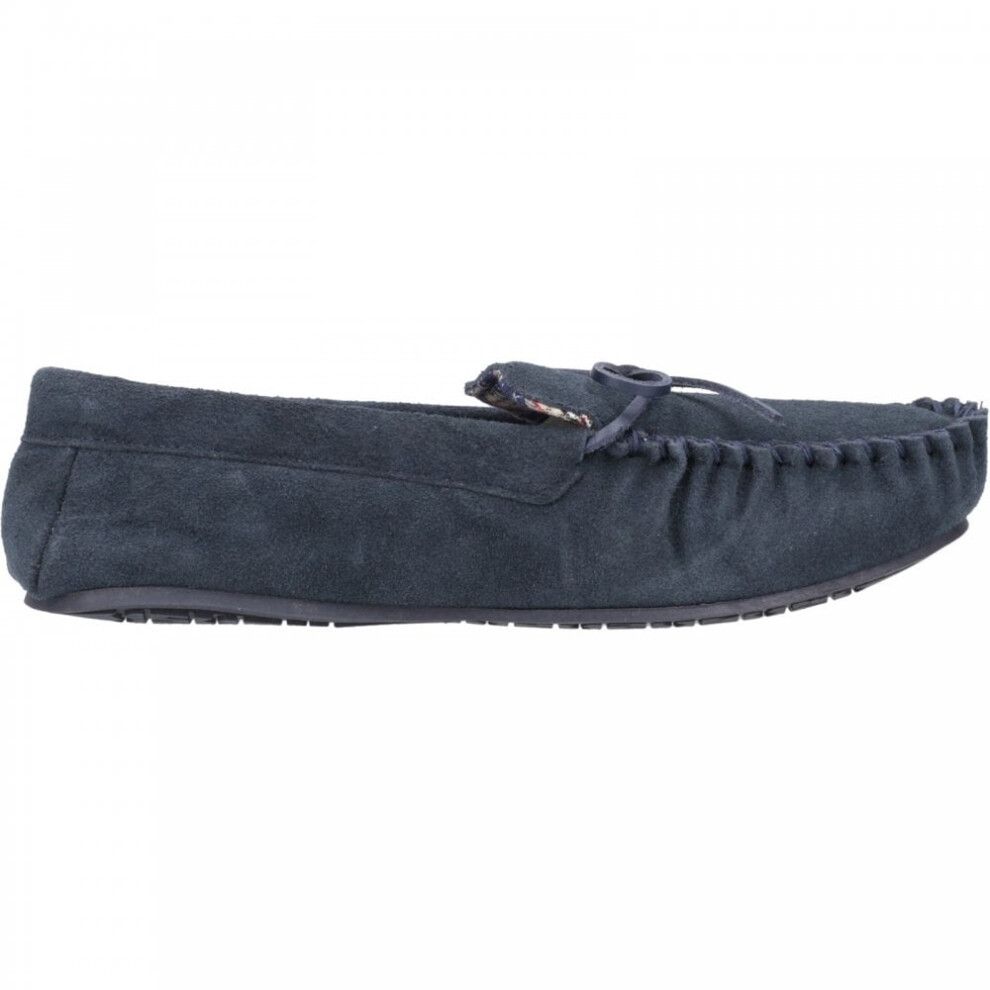 (12 (Adults')) Clyde | Navy | Men's Loafer Slippers