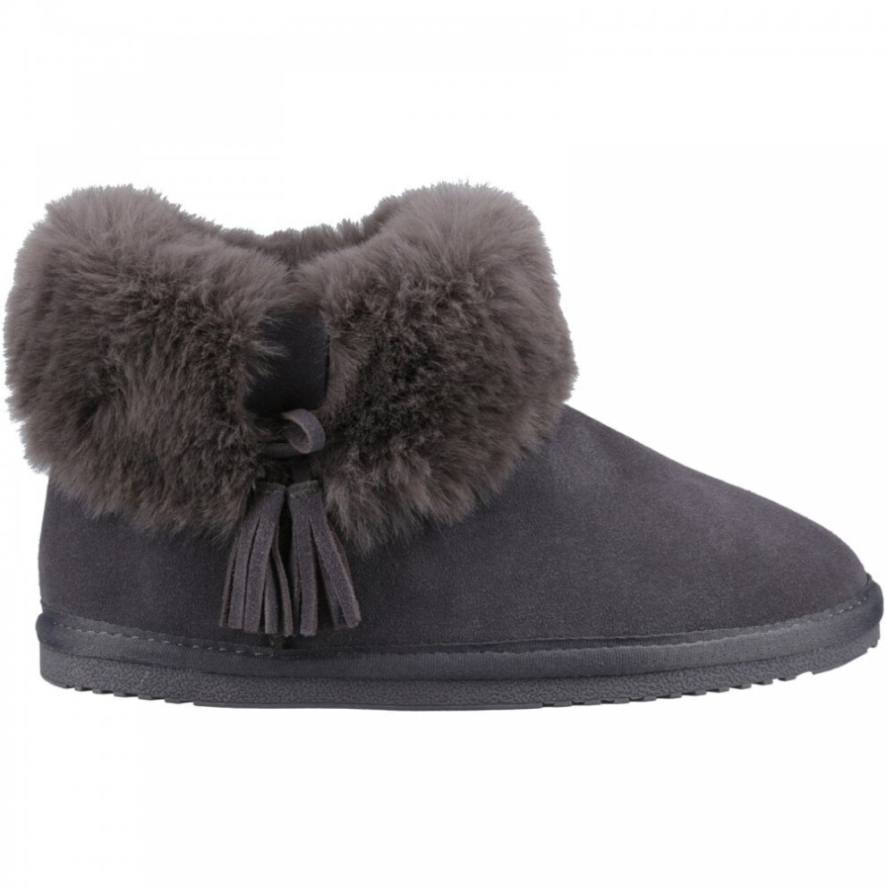 Hush Puppies Women's Grey 'Ayana' Classic Slippers In | Size: 6 - Image 5